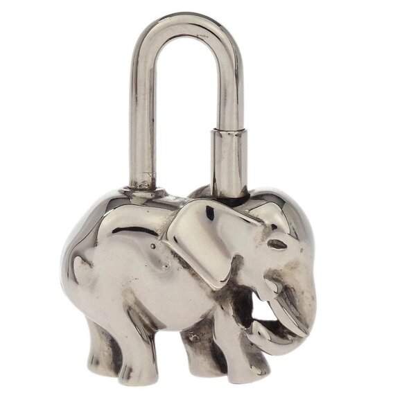 Hermes 1988 Elephant Cadena Silver Small Good - Picture 1 of 4